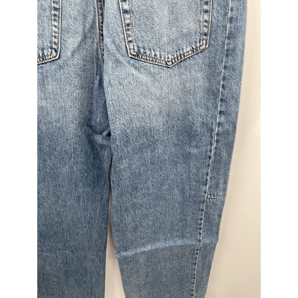 Lucky Brand Jeans Women's 6/28 Blue Denim Medium Wash Barrel Leg Streetwear NWT - Picture 6 of 16